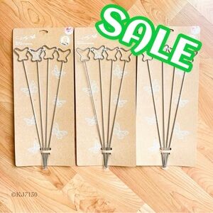 Dolly Parton Medal Butterfly Skewers Lot of 3 Sets NEW